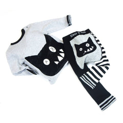 BAMBINISTA - BLADE & ROSE - Tops - Long Sleeve T-Shirt Crazy Cat