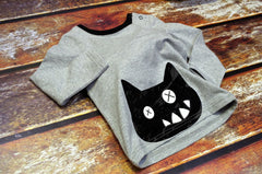BAMBINISTA - BLADE & ROSE - Tops - Long Sleeve T-Shirt Crazy Cat