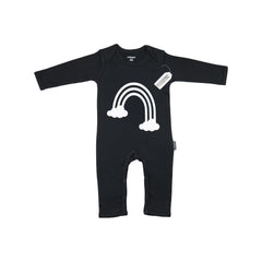 BAMBINISTA - CRIBSTAR - Rompers - Rainbow Baby Romper Black