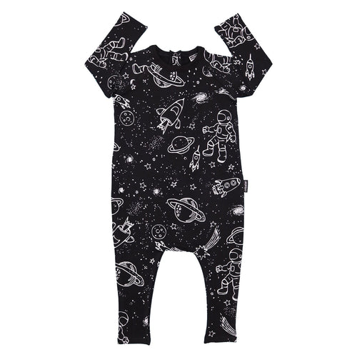 BAMBINISTA - CRIBSTAR - Rompers - Space Long Sleeve Harem Romper