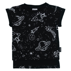 BAMBINISTA - CRIBSTAR - Tops - Space Short Sleeve T-Shirt