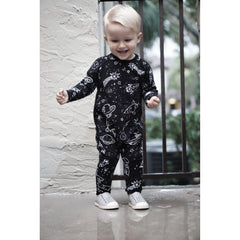 BAMBINISTA - CRIBSTAR - Rompers - Space Long Sleeve Harem Romper