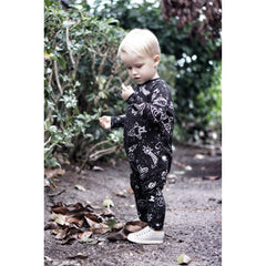 BAMBINISTA - CRIBSTAR - Rompers - Space Long Sleeve Harem Romper