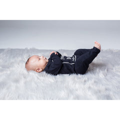 BAMBINISTA - CRIBSTAR - Rompers - 'Not Your Basic Baby' Romper Black