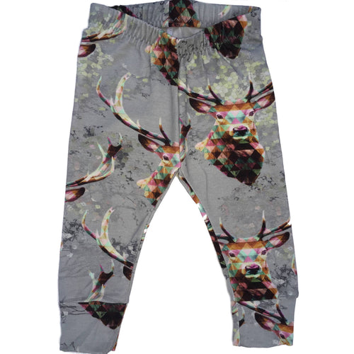 BAMBINISTA - LOTTIE & LYSH - Bottoms - Leggings Geo Stag Print