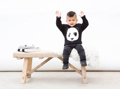 BAMBINISTA - LUCKY NO. 7 - Tops - Panda Sweatshirt