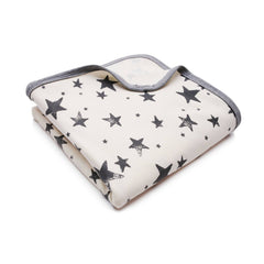 BAMBINISTA - PULP - Blankets - Bamboo Hooded Swaddle Blanket / Towel Stars