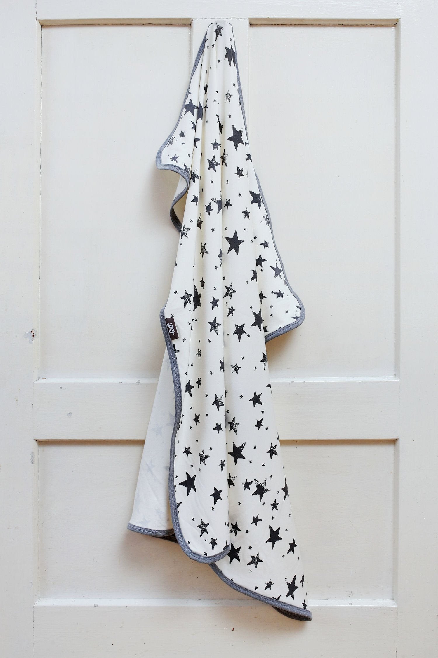 BAMBINISTA - PULP - Blankets - Bamboo Hooded Swaddle Blanket / Towel Stars