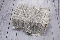 BAMBINISTA - PULP - Blankets - Bamboo Reversible Blanket with Pompoms Aztec
