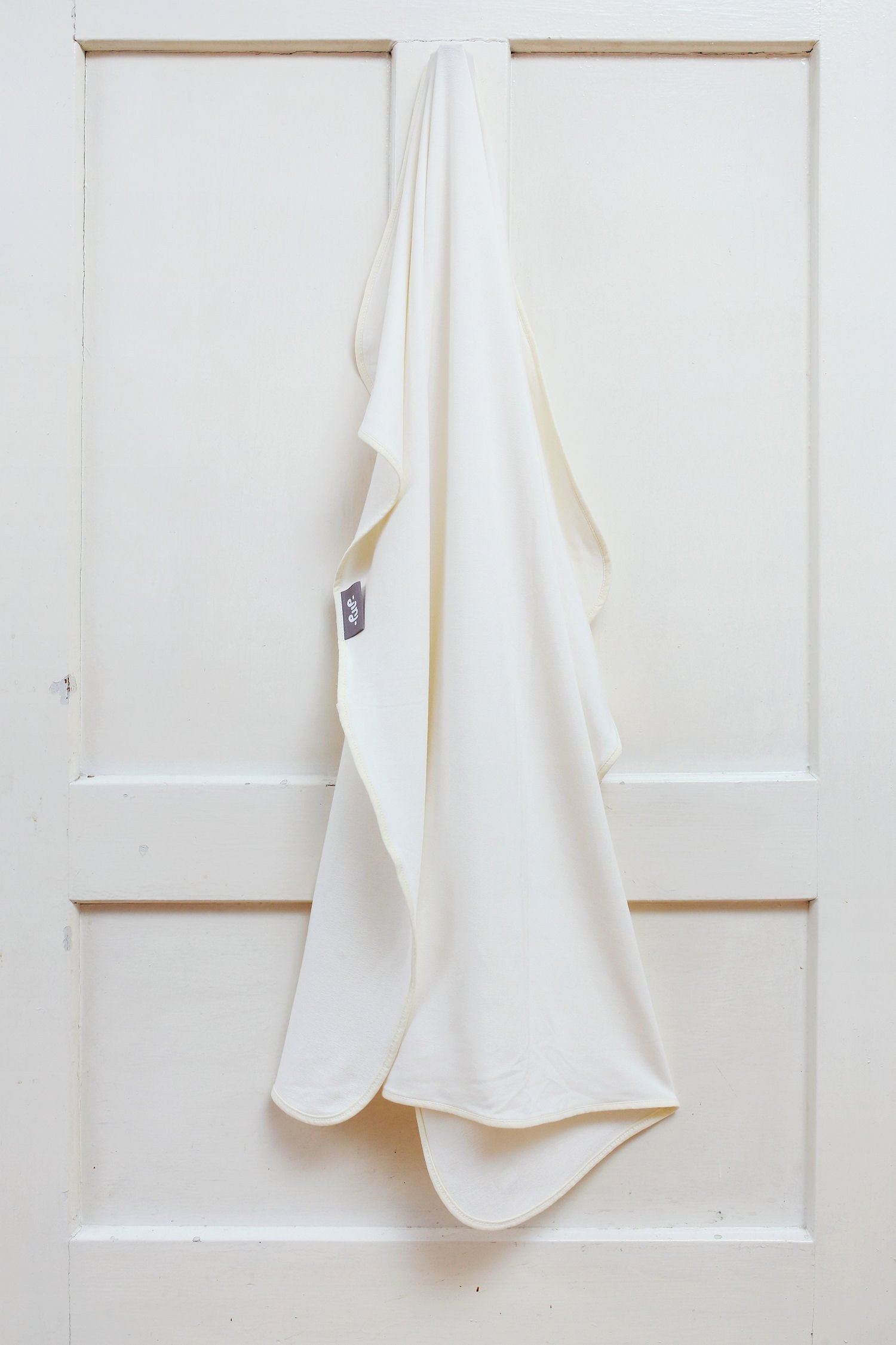 BAMBINISTA - PULP - Blankets - Bamboo Hooded Swaddle Blanket / Towel Ecru