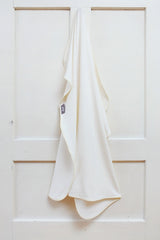 BAMBINISTA - PULP - Blankets - Bamboo Hooded Swaddle Blanket / Towel Ecru