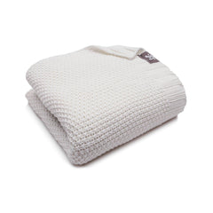 BAMBINISTA - PULP - Blankets - Bamboo Knitted Baby Blanket Ecru