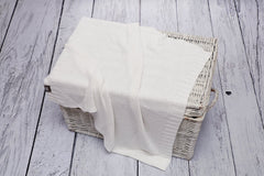 BAMBINISTA - PULP - Blankets - Bamboo Knitted Baby Blanket Ecru