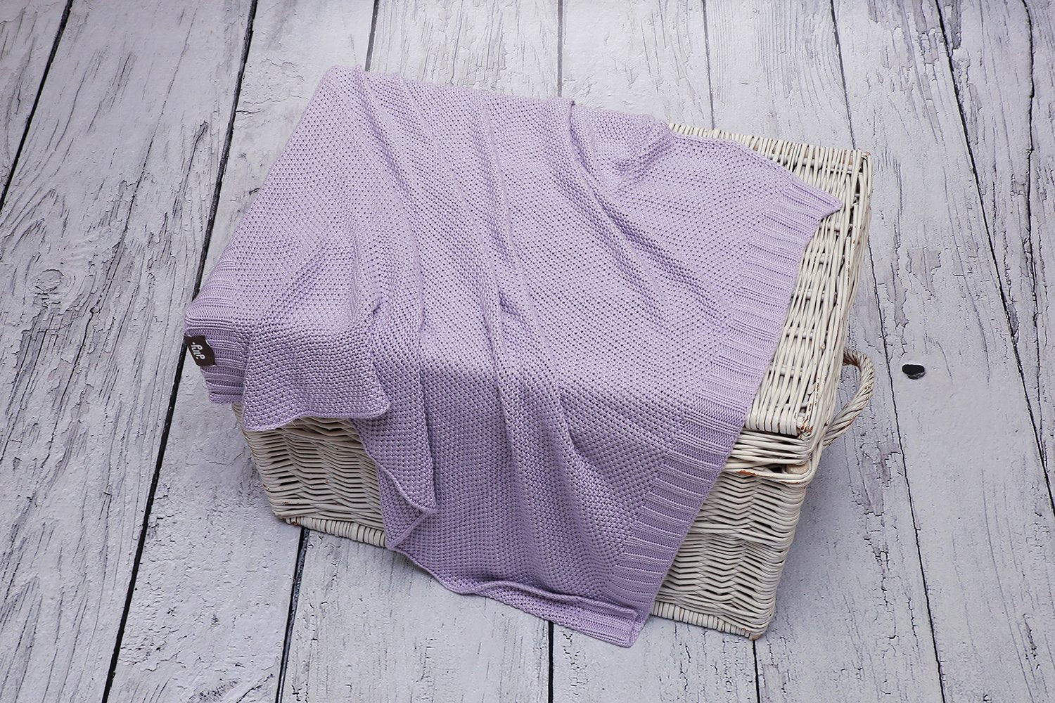 BAMBINISTA - PULP - Blankets - Bamboo Knitted Baby Blanket Purple