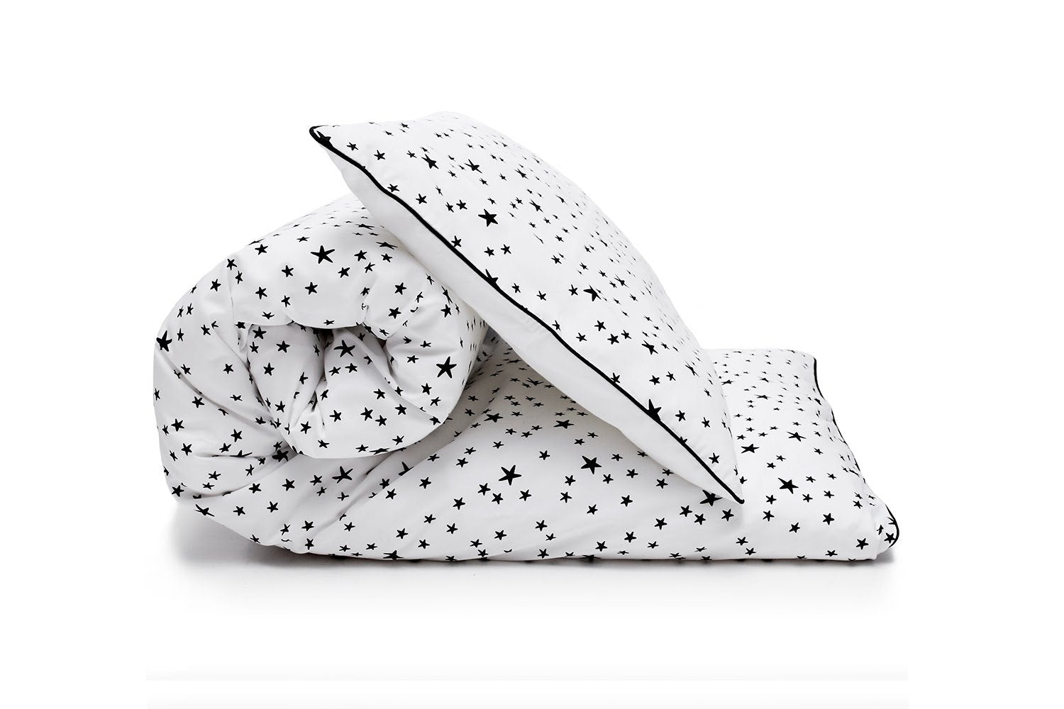 BAMBINISTA - PULP - Bedding - Cotton Cot Bed Duvet Cover Set Small Stars