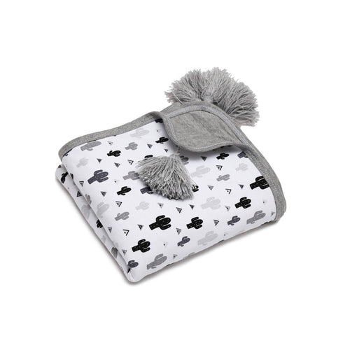BAMBINISTA - PULP - Blankets - Cotton Reversible Blanket Cactus