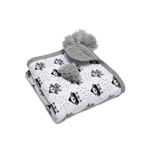 BAMBINISTA - PULP - Blankets - Cotton Reversible Blanket Fox