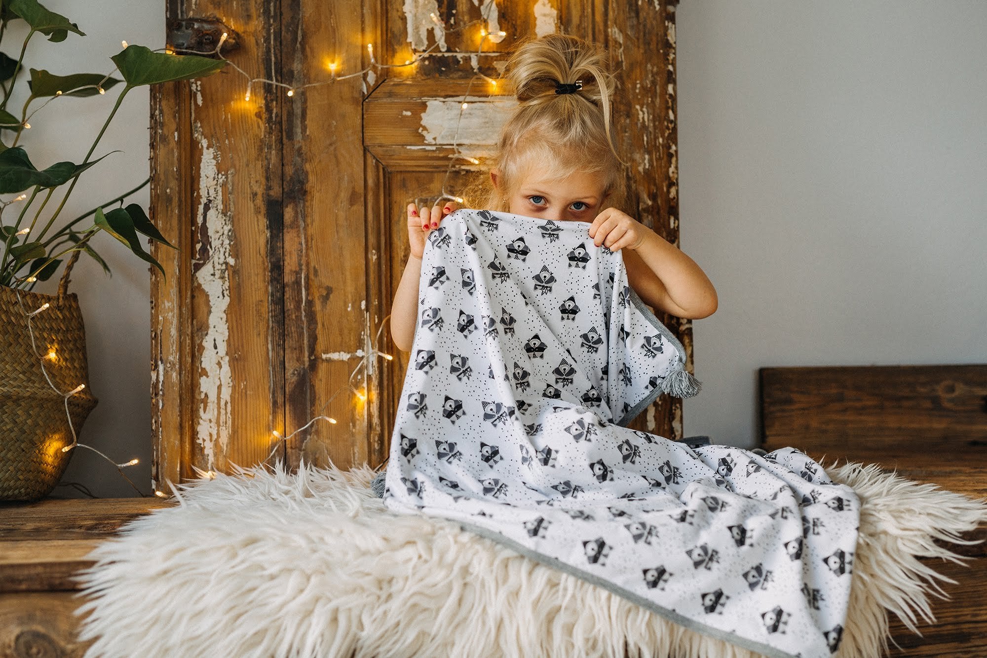 BAMBINISTA - PULP - Blankets - Cotton Reversible Blanket Fox
