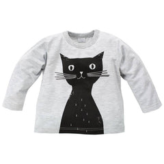 BAMBINISTA - PINOKIO - Tops - Happy Days Long Sleeve T-Shirt Cat