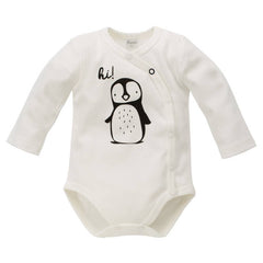 BAMBINISTA - PINOKIO - Onesies - Happy Days Long Sleeve Wrap Bodysuit