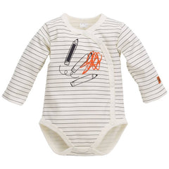 BAMBINISTA - PINOKIO - Onesies - Xavier Long Sleeve Wrap Bodysuit