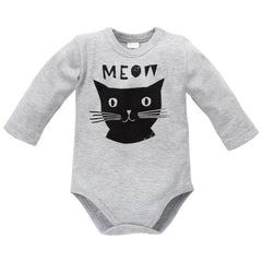 BAMBINISTA - PINOKIO - Onesies - Happy Days Long Sleeve Bodysuit Meow