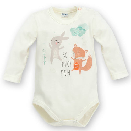 BAMBINISTA - PINOKIO - Onesies - Smart Fox Long Sleeve Bodysuit with Bunny