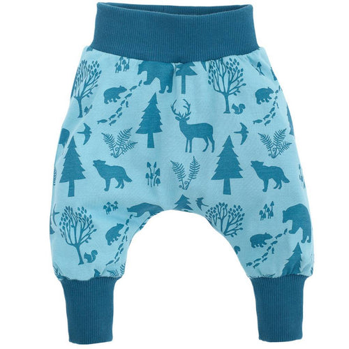 BAMBINISTA - PINOKIO - Bottoms - Wild Boys Harem Joggers Forest Print