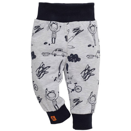 BAMBINISTA - PINOKIO - Bottoms - Xavier Leggings Scribble Print