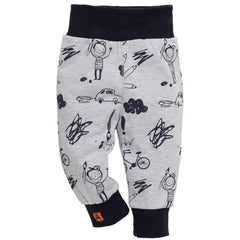 BAMBINISTA - PINOKIO - Bottoms - Xavier Leggings Scribble Print