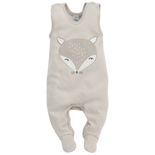BAMBINISTA - PINOKIO - Pajamas - Smart Fox Sleep Suit Beige
