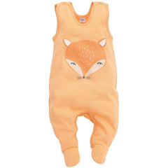 BAMBINISTA - PINOKIO - Pajamas - Smart Fox Sleep Suit Orange