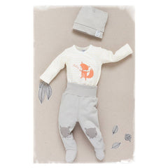 BAMBINISTA - PINOKIO - Onesies - Smart Fox Long Sleeve Wrap Bodysuit