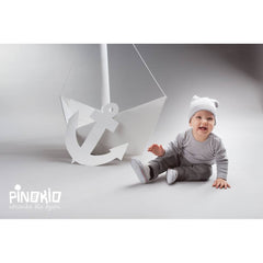 BAMBINISTA - PINOKIO - Hats - Happy Kids Beanie Oversized Grey