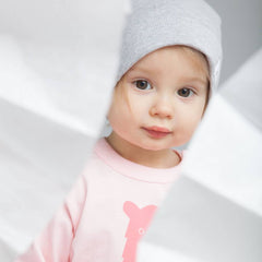 BAMBINISTA - PINOKIO - Hats - Happy Kids Beanie Oversized Grey