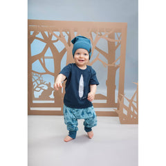 BAMBINISTA - PINOKIO - Bottoms - Wild Boys Harem Joggers Forest Print
