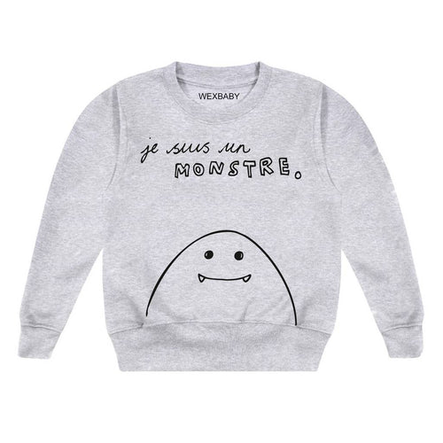 BAMBINISTA - WEXBABY - Tops - 'Je Suis un Monstre' Sweatshirt