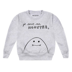 BAMBINISTA - WEXBABY - Tops - 'Je Suis un Monstre' Sweatshirt