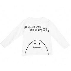BAMBINISTA - WEXBABY - Tops - 'Je Suis un Monstre' Long Sleeve T-Shirt