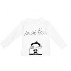 BAMBINISTA - WEXBABY - Tops - 'Sacre Bleu' Long Sleeve T-Shirt