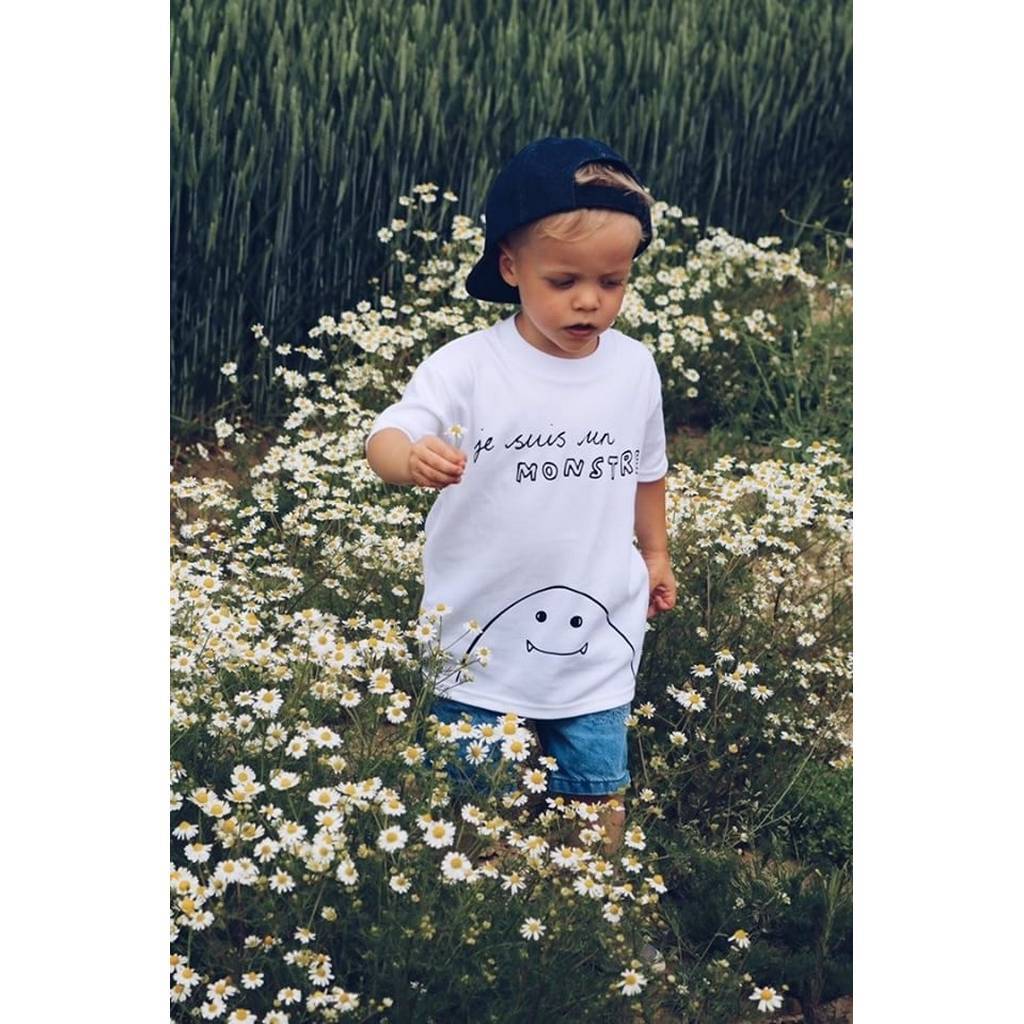 BAMBINISTA - WEXBABY - Tops - 'Je Suis un Monstre' Long Sleeve T-Shirt