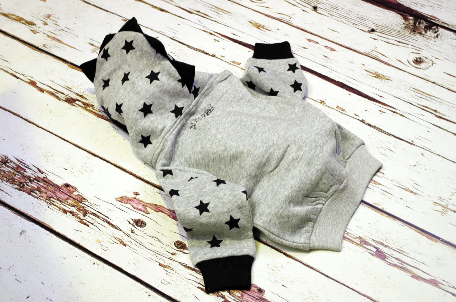 BAMBINISTA - BLADE & ROSE - Tops - Hoodie Grey Star